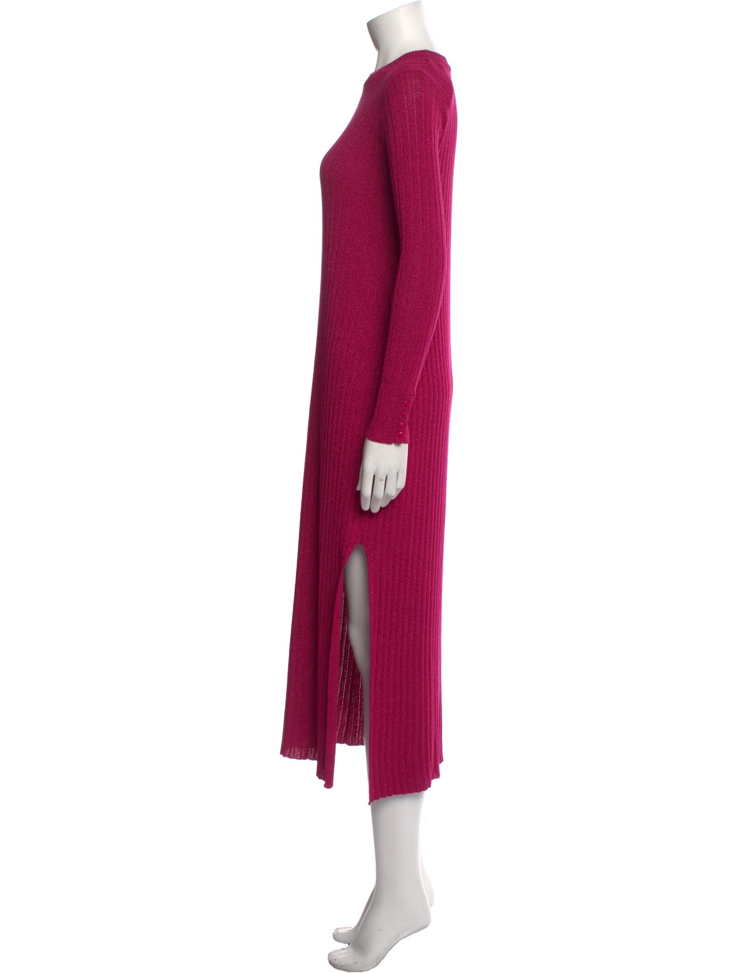 Sézane Crew Neck Midi Length Dress